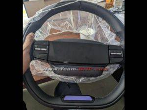 Detailed Look At The Facelifted Tata Nexon’s Curvv Concept-derived Steering Wheel