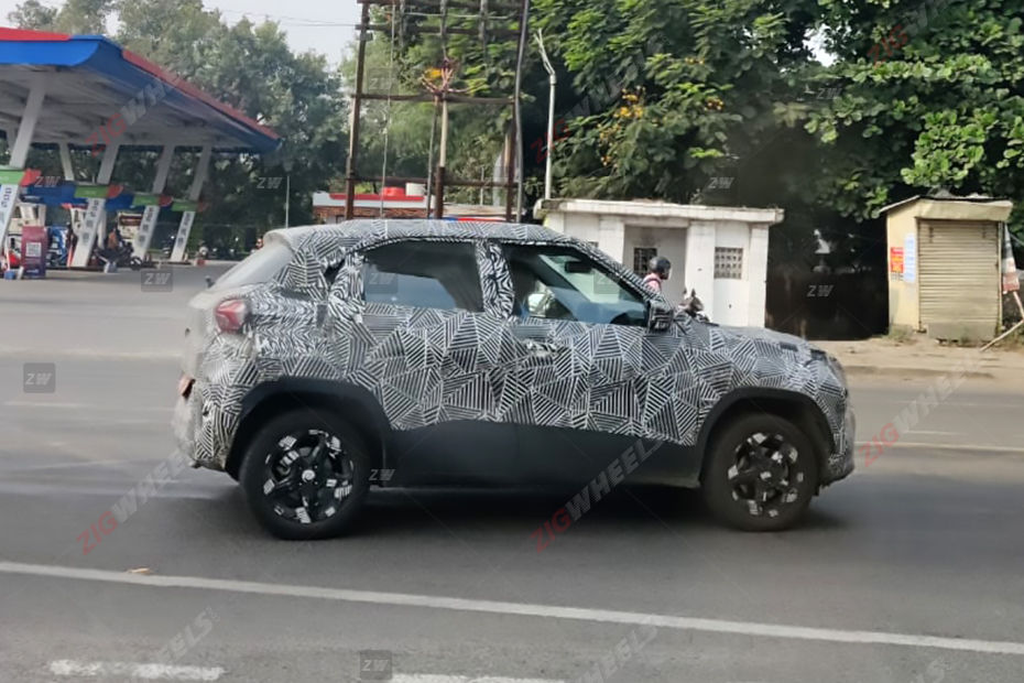 Upcoming Tata Punch EV Spy Shot