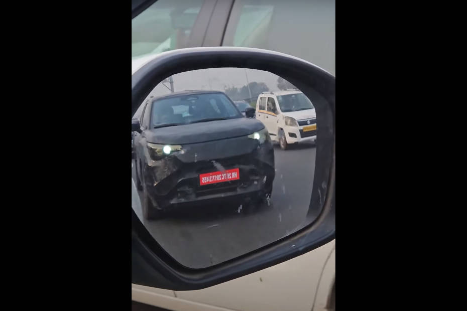 Maruti Suzuki eVX Spy Shot