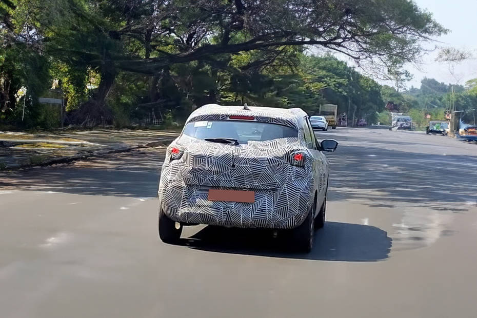 Upcoming Tata Punch EV Rear