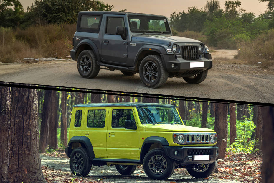 Mahindra Thar vs Maruti Suzuki Jimny 5-door