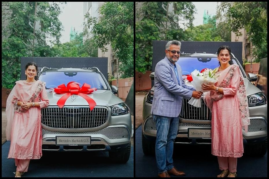 Taapsee Pannu With Her Mercedes-Maybach GLS 60