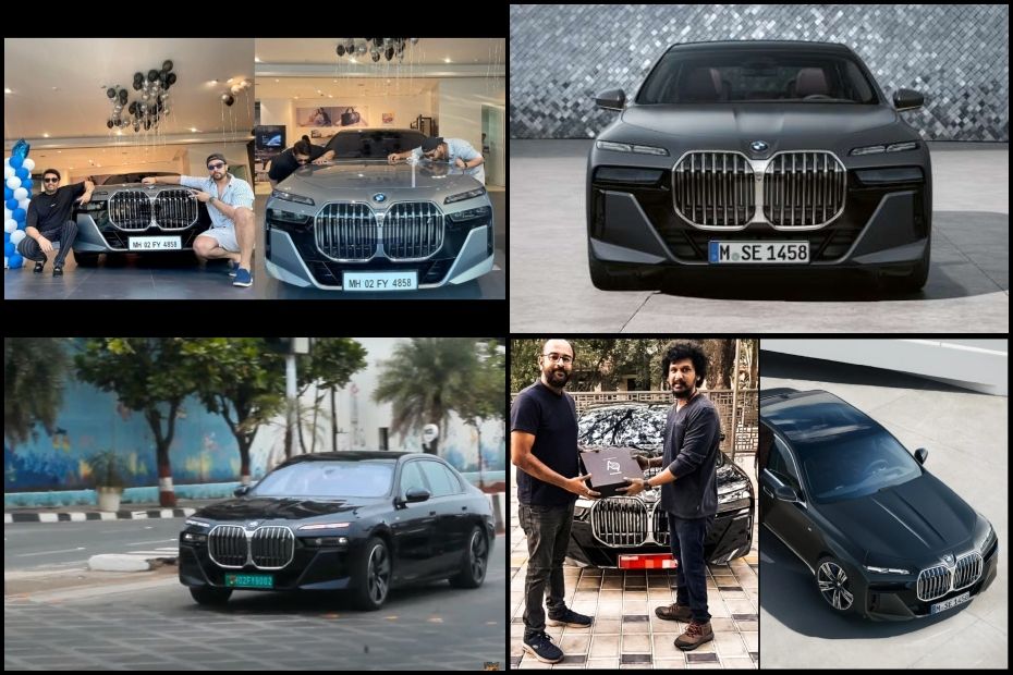 Celebrities with their BMW 7-Series