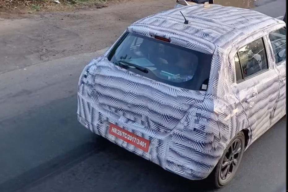 New Maruti Swift Spied Again - Testing With Current Swift