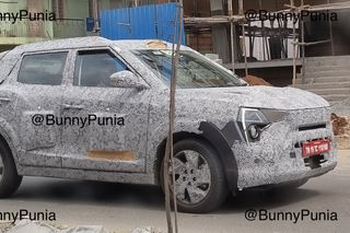 2024 Mahindra XUV400 Facelift Spied Testing For First Time, Looks Close To Production Ready