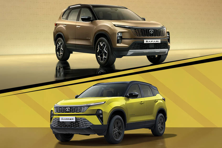 2023 Tata Harrier Facelift Vs Safari Facelift: Similarities And ...