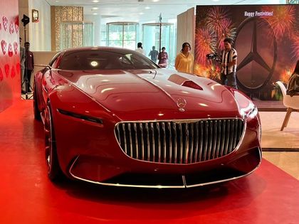Vision Mercedes-Maybach 6 Electric Concept Showcased in India