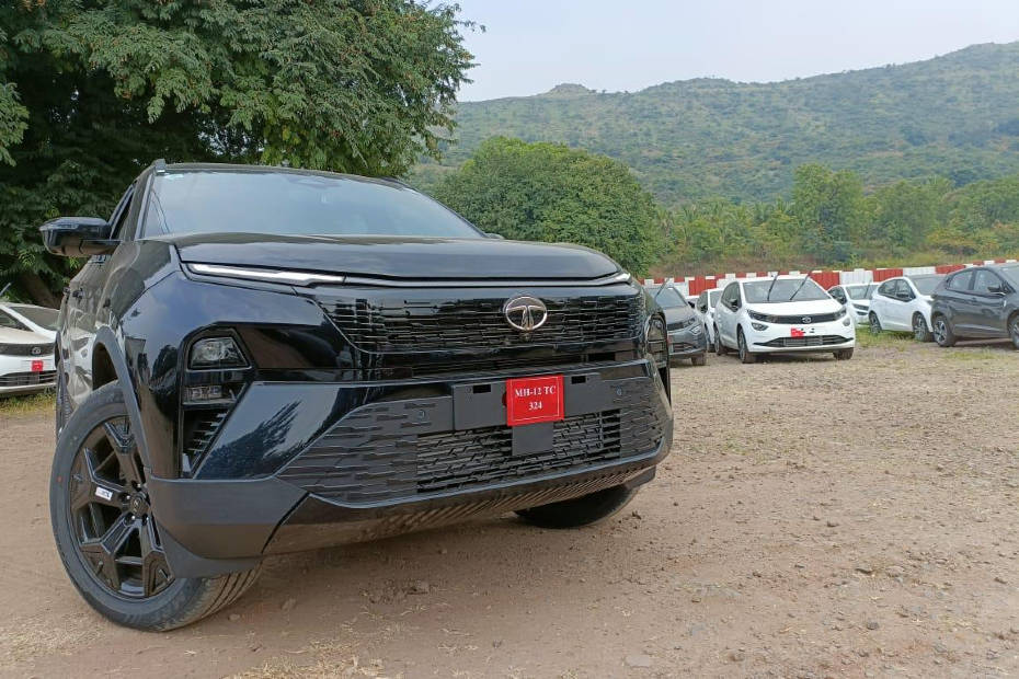 2023 Tata Harrier Facelift Dark Edition Detailed In 6 Real Life Images