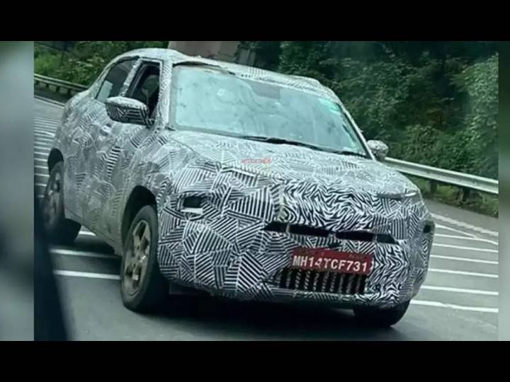 Tata Punch Ev Spotted Testing With Inch Touchscreen Infotainment And Degree Camera