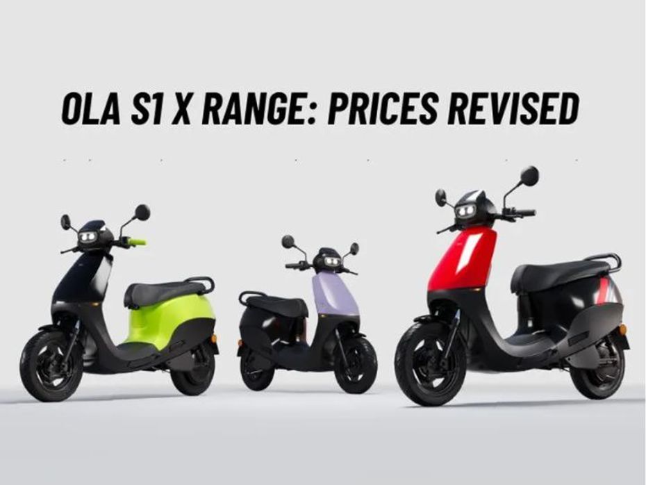 Ola Electric has launched the S1 X range with revised prices