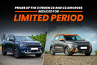 Citroen C3 And C3 Aircross Prices Reduced For Limited Period