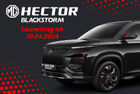 Sporty And Sinister! All-Black MG Hector Blackstorm Edition Teased Ahead Of April 10 Launch