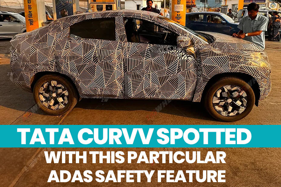 Tata Curvv Spotted With Blind Spot Monitoring System As Part Of Adas Safety Suite Zigwheels 