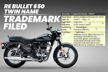 Royal Enfield Bullet 650 Twin Name Trademark Filed