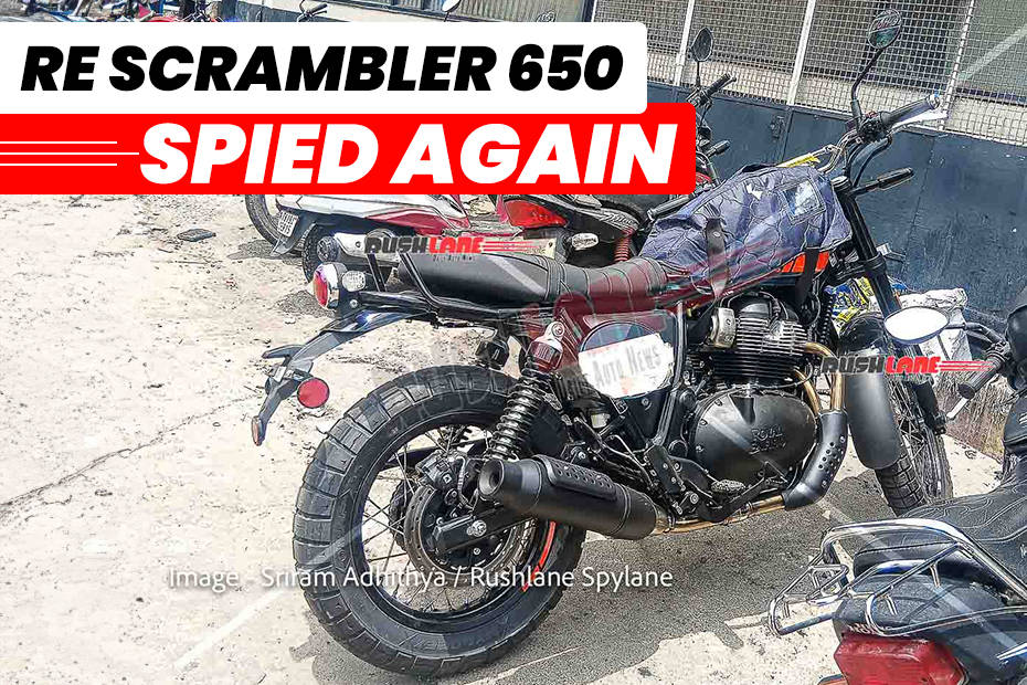 Royal Enfield Scrambler 650 Spotted Testing Again