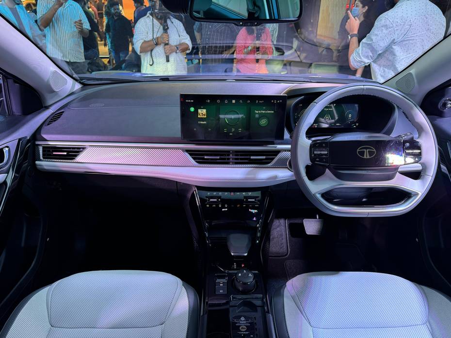 Tata Curvv EV Dashboard