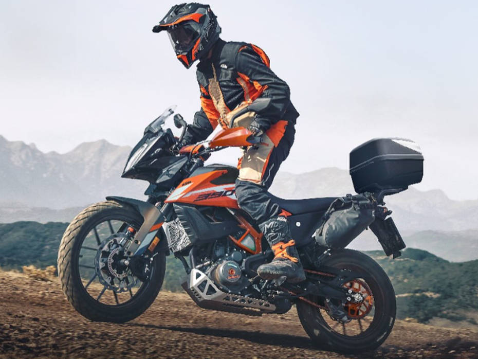 KTM 390 Adventure Free Givi top box and rack