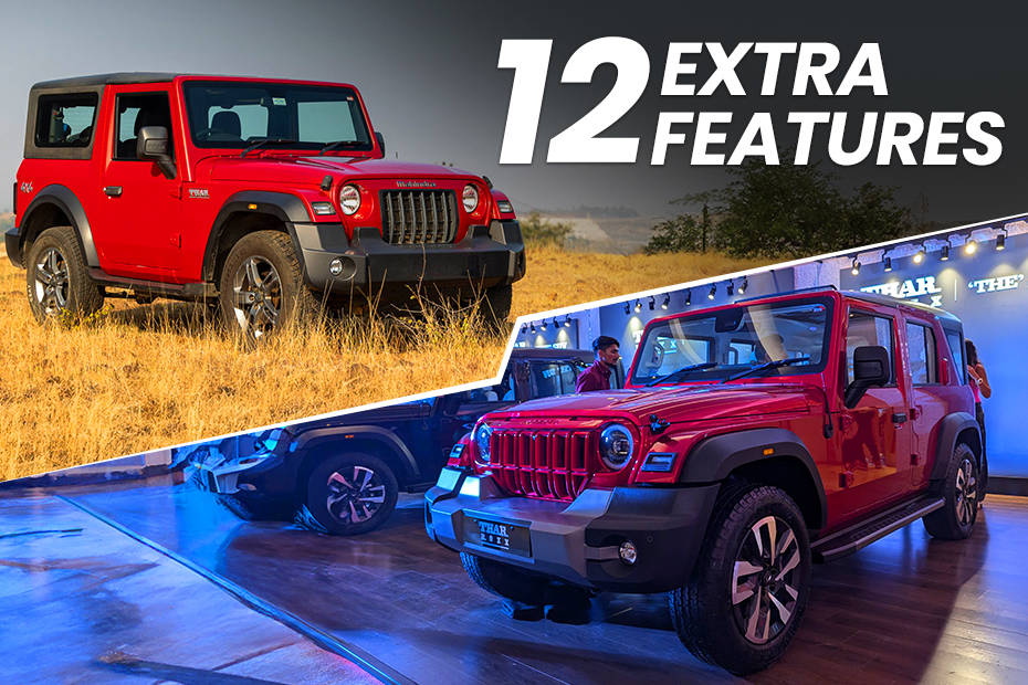 Mahindra Thar Roxx Gets These 12 Features Over The 3-door Mahindra Thar