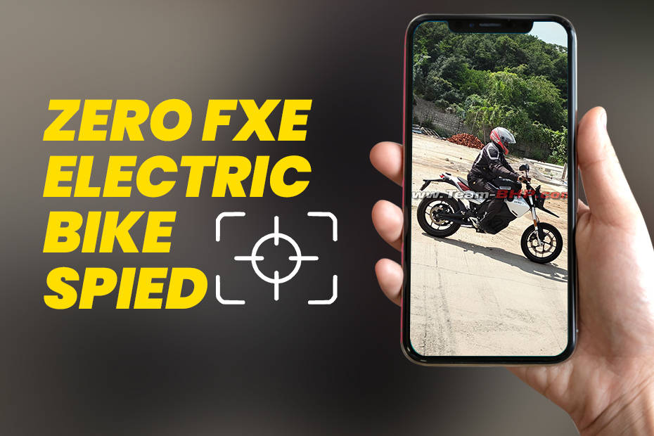 Zero FXE Electric Bike Spied Testing In India