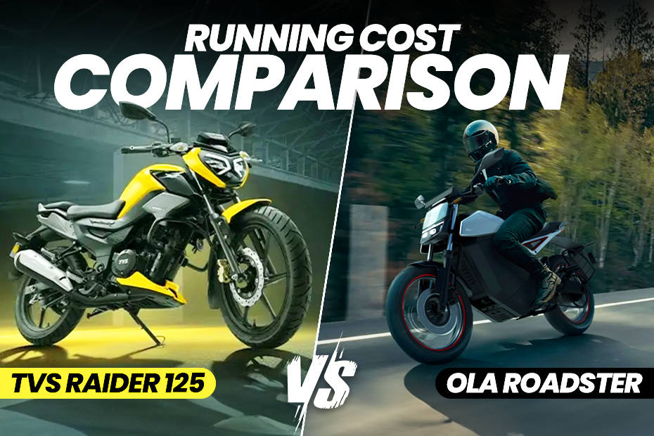 Ola Roadster vs TVS Raider Running Cost