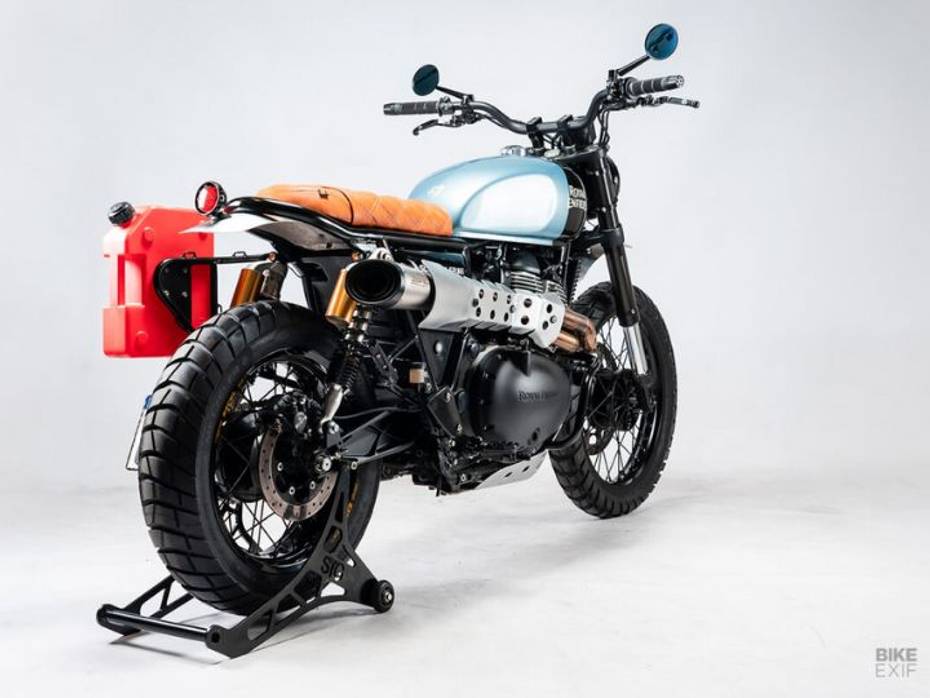 Interceptor 650 modified into a scrambler