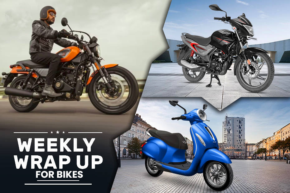 Top 5 Bike News Highlights From This Week: New Launches, Updates, Spy Shots And More, 2024 TVS Jupiter 110 Launched, Royal Enfield Shotgun 350 Spied Testing, Harley-Davidson X440 New Colours Launched, Bajaj Chetak New Battery Update 