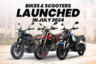 Bikes And Scooters Launched In India In July 2024