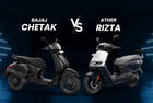 In Pics: New Bajaj Chetak 3201 Special Edition vs Ather Rizta: Electric Scooters Compared