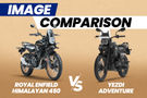 Royal Enfield Himalayan 450 vs 2024 Yezdi Adventure: Image Comparison