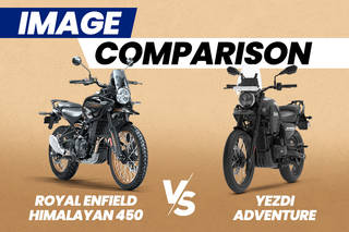 Royal Enfield Himalayan 450 vs 2024 Yezdi Adventure: Image Comparison