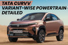 2024 Tata Curvv Variant-wise Engine And Transmission Options Explained