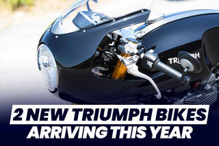 Triumph Thruxton 400 & Speedmaster 400 Likely To Launch This Festive Season Triumph Thruxton 400 & Speedmaster 400 Likely To Launch This Festive Season