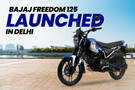 Bajaj Freedom 125 CNG Bike Launched In Delhi