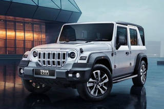 Check Out How The Upcoming 5 Door Thar Roxx Looks Like In Its White Colour