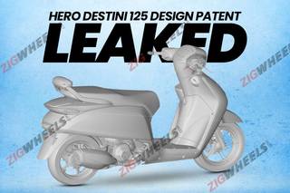 Hero Destini 125 Design Patent Image Leaked