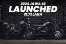 BREAKING: 2024 Jawa 42 Launched In India, At Rs 1.72 Lakh