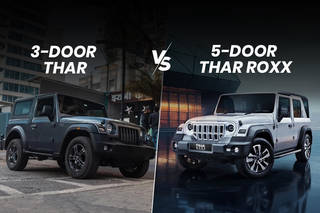 Size Compared: Here’s How Big The 5-door Mahindra Thar Roxx Is Compared To The 3-Door Model Size Compared: Here’s How Big The 5-door Mahindra Thar Roxx Is Compared To The 3-Door Model