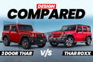 2024 5-door Mahindra Thar Roxx vs 3-door Thar: Exterior Design Differences Explained