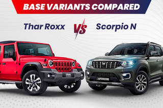 Mahindra Thar Roxx vs Scorpio N: Base Variants Compared