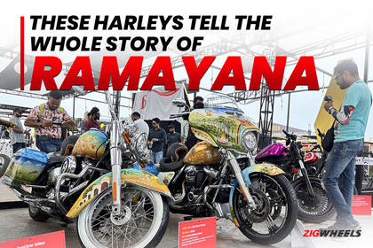 Ramayana-themed Harley-Davidson Electra Glide and Deluxe At The India Bike Week 2024