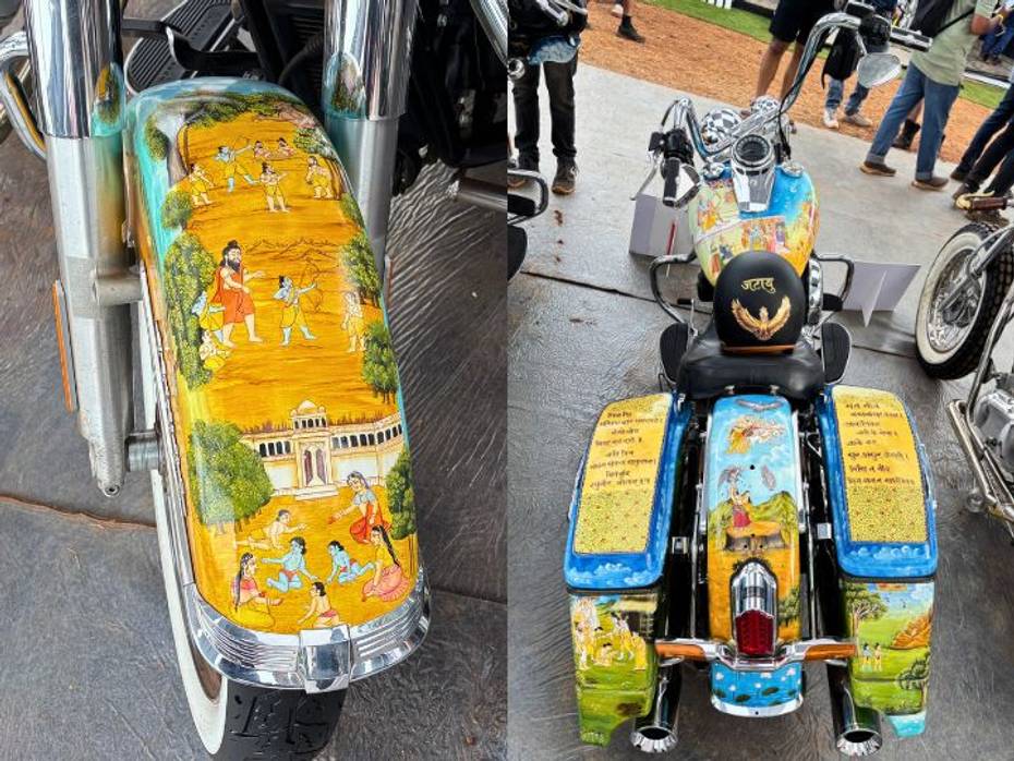 Jatayu - Ramayana-Themed Harley Davidson Deluxe Soft tail