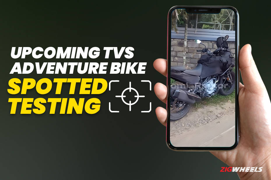 Upcoming TVS Adventure Bike Spotted Testing