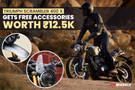 Triumph Scrambler 400 X Gets Free Accessories Worth Rs 12.5k