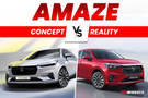 Expectation Vs Reality: Difference Between 2024 Honda Amaze Design Sketches And Production Version