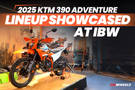 2025 KTM 390 Adventure S and Enduro R Showcased at India Bike Week (IBW)