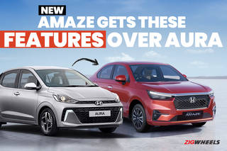 2024 Honda Amaze vs Hyundai Aura: 10 Features The New Amaze Gets Over The Aura 2024 Honda Amaze vs Hyundai Aura: 10 Features The New Amaze Gets Over The Aura