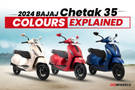 Bajaj Chetak 35 Range: Colours Explained