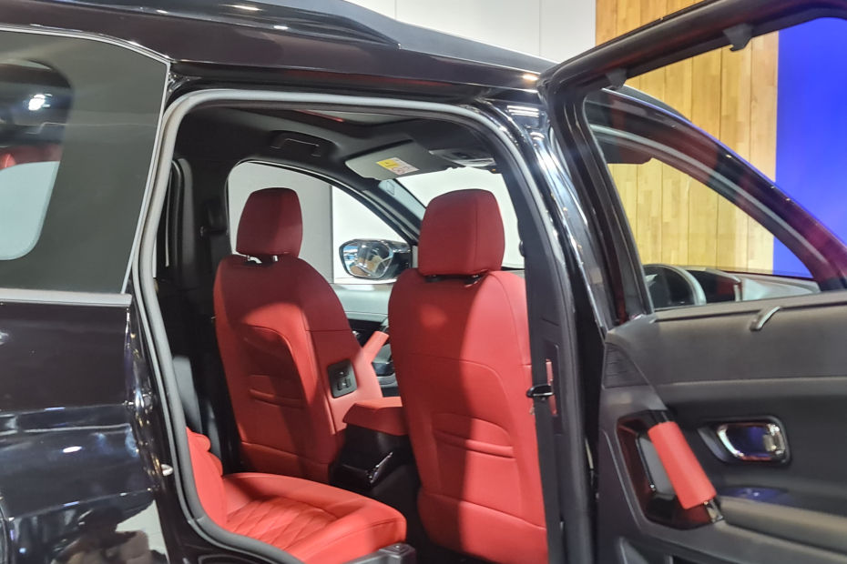 Tata Safari Red Dark Edition Interior