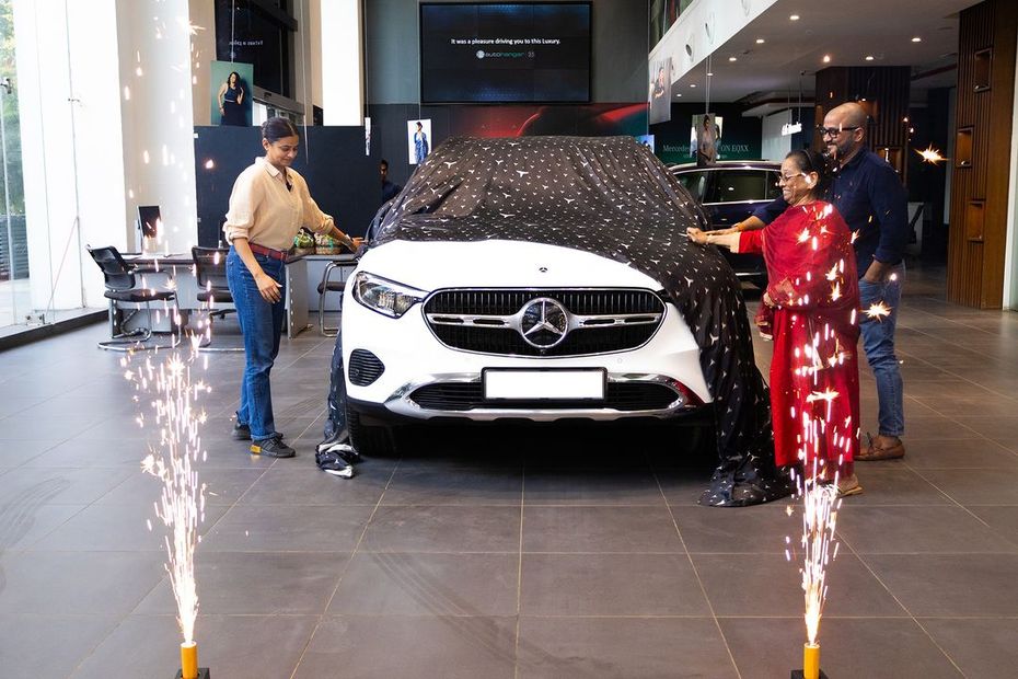Priyamani Raj with her Mercedes-Benz GLC