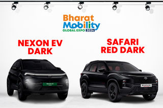 Bharat Mobility Expo 2024: Upcoming Tata Safari Red Dark And Nexon EV Dark Editions Revealed